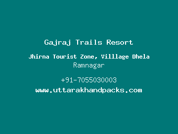 Gajraj Trails Resort, Ramnagar