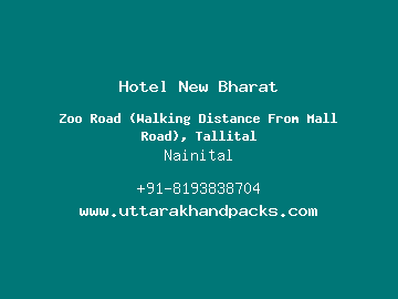 Hotel New Bharat, Nainital