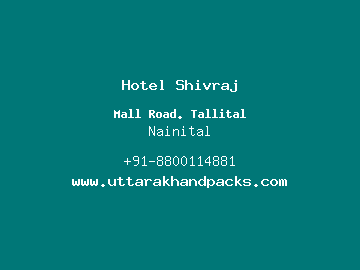 Hotel Shivraj, Nainital