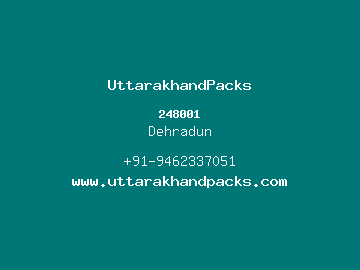 UttarakhandPacks, Dehradun